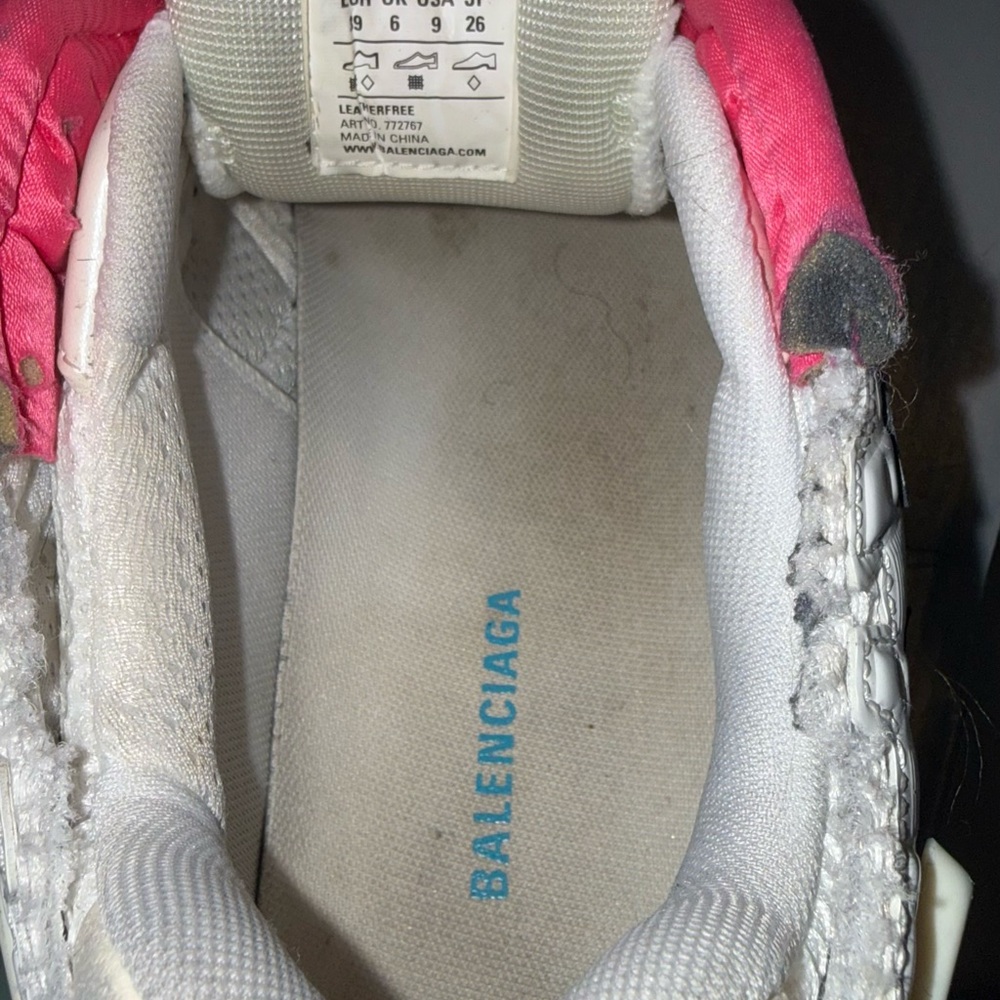 Balenciaga Multicolor Sneakers - White, Blue, Pink - Picture 6 of 7